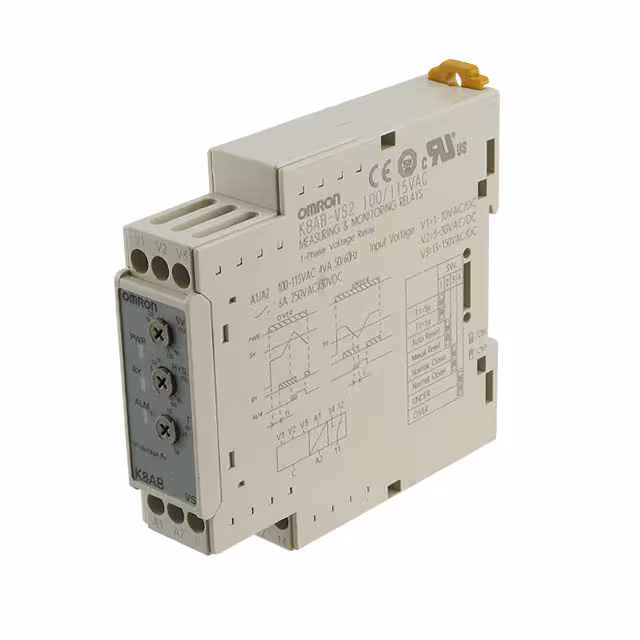 K8AB-VS2 100/115VAC Omron Automation and Safety  Monitor - Relay Output